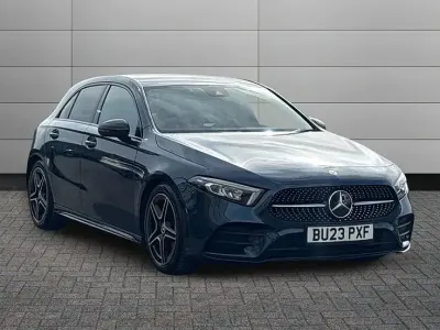 Used Mercedes A180 Executive 136 HP (100 kW) 2023 Blue Hatchback