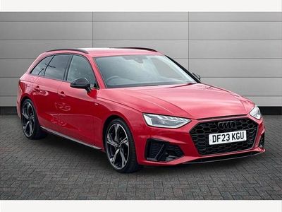 Used Audi A4 Black Edition 204 HP (150 kW) 2023 Red Estate