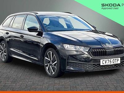 Used Skoda Octavia SportLine 110 HP (80 kW) 2025 Black magic pearl effect Estate