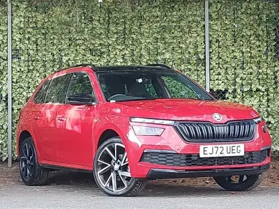 Used Skoda Kamiq Monte Carlo 110 HP (80 kW) 2023 Red SUV