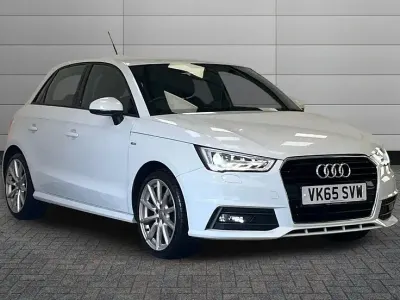 Used Audi A1 Sportback S-Line 123 HP (90 kW) 2015 White Hatchback