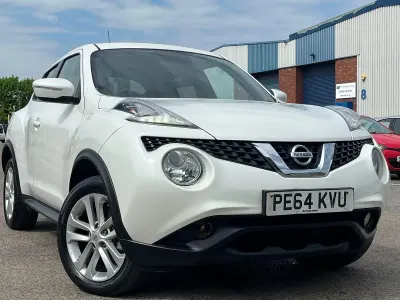 Used Nissan Juke Acenta Premium 110 HP (80 kW) 2014 White SUV