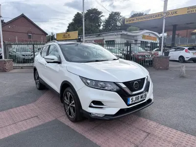 Used Nissan Qashqai N-Connecta 115 HP (84 kW) 2018 White SUV