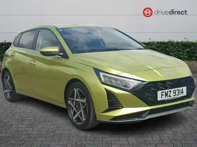 Used Hyundai i20 Premium 2024 Yellow Hatchback