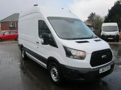 Used Ford Transit 130 HP (95 kW) 2018 White Van