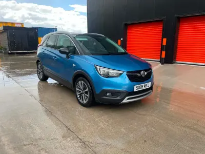 Used Vauxhall Crossland X Elite 81 HP (59 kW) 2018 Blue SUV