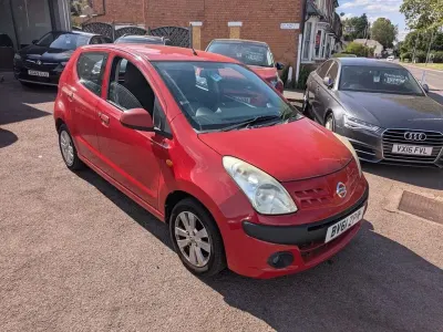 Used Nissan Pixo N-TEC 68 HP (50 kW) 2011 Red Hatchback