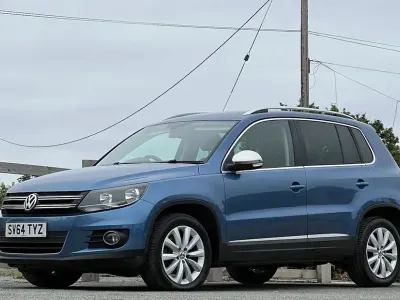 Used VW Tiguan Match 138 HP (101 kW) 2014 Blue SUV