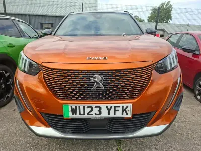 Used Peugeot e-2008 GTi 100 kW (136 HP) 2023 Orange SUV