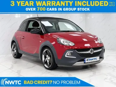 Used Vauxhall Adam Rocks 87 HP (63 kW) 2015 Red Hatchback