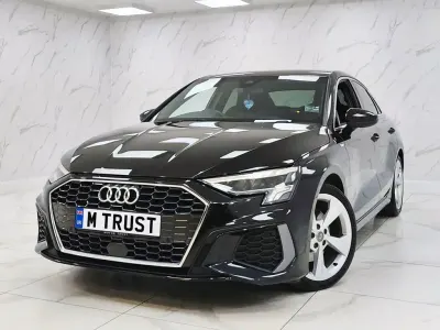 Used Audi A3 S-Line 150 HP (110 kW) 2020 Black Sedan
