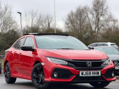Red Used 2018 Honda Civic EX Hatchback | £11,490 (A bit pricey)