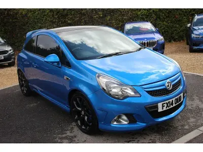 Used Vauxhall Corsa 205 HP (150 kW) 2014 Blue Hatchback