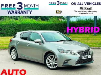 Used Lexus CT200h Luxury Line 2018 Silver Hatchback