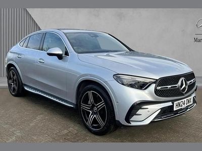 High tech silver Used 2024 Mercedes GLC220 AMG Line Premium Coupe | £51,480