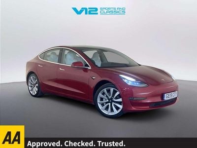 Used Tesla Model 3 Standard Range 177 kW (241 HP) 2019 Red Sedan