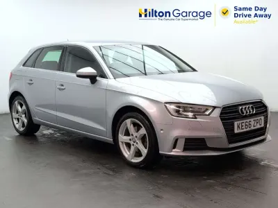 Used Audi A3 Sportback Sport 150 HP (110 kW) 2017 Silver Hatchback