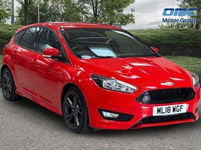 Red Used 2018 Ford Focus ST-Line X Hatchback | £10,987 (Good price)