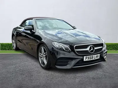 Used Mercedes E220 AMG Line Premium 2018 Black Cabriolet
