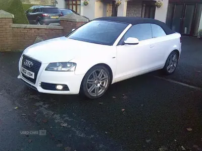 Used Audi A3 Cabriolet S-Line 105 HP (77 kW) 2012 White Cabriolet
