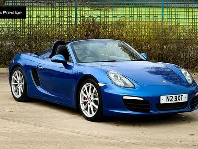 Used Porsche Boxster 315 HP (231 kW) 2015 Blue Cabriolet