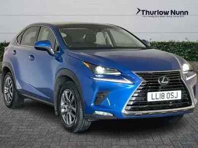 Used Lexus NX300h Luxury Line 197 HP (144 kW) 2018 Blue SUV