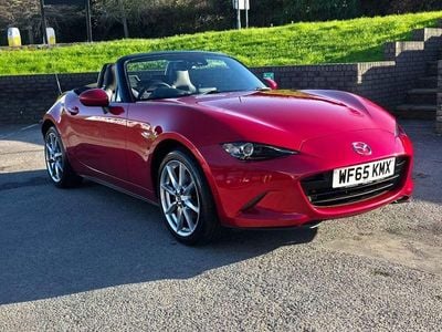 Red Used 2015 Mazda MX5 Inclusive Cabriolet | £12,495 (A bit pricey)