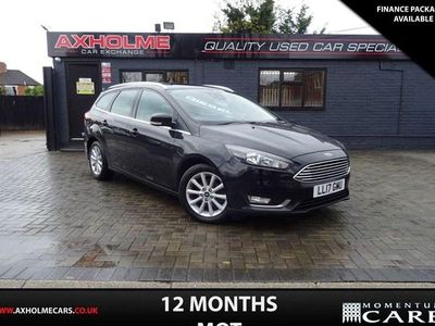 Black Used 2017 Ford Focus Titanium Estate | £6,295 (Fair price)