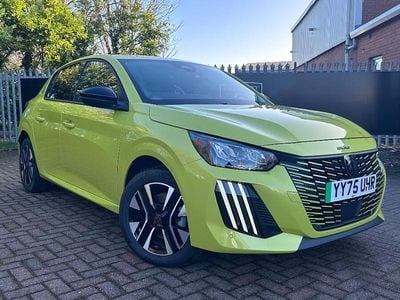 Yellow New 2025 Peugeot e-208 Allure Hatchback | £19,971 (Fair price)
