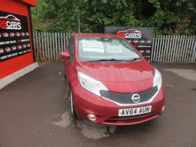 Used Nissan Note Acenta 98 HP (72 kW) 2014 Red Hatchback