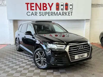 Used Audi Q7 S-Line 272 HP (200 kW) 2015 Black SUV
