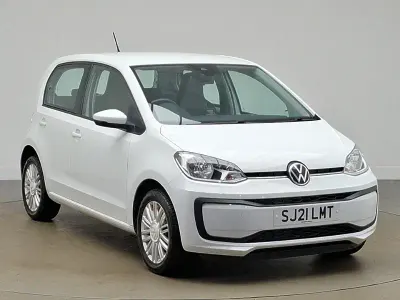 Used VW up! 65 HP (47 kW) 2021 White Hatchback
