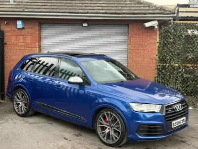 Used Audi SQ7 Advanced 435 HP (319 kW) 2017 Blue SUV