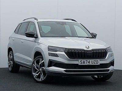 Used Skoda Karoq SportLine 150 HP (110 kW) 2024 Silver SUV