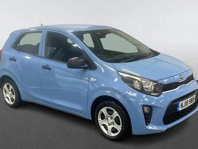 Used Kia Picanto 66 HP (48 kW) 2018 Blue Hatchback