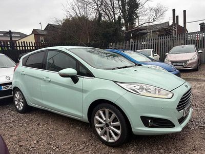 Green Used 2017 Ford Fiesta Titanium Hatchback | £3,495 (A bit pricey)