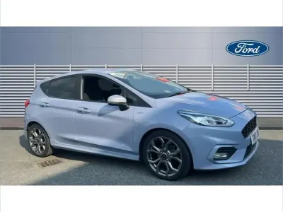 Used Ford Fiesta ST-Line 155 HP (114 kW) 2021 Blue Hatchback