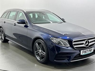 Used Mercedes E220 AMG line 2017 Blue Estate