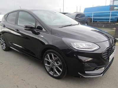 Used Ford Fiesta ST-Line 100 HP (73 kW) 2023 Agate black Hatchback