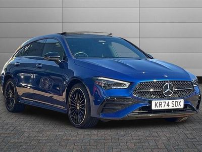 Used Mercedes CLA250e AMG Line Premium Plus 218 HP (160 kW) 2024 Spectral blue Sedan