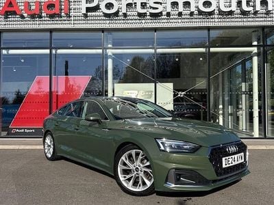 Used Audi A5 Sportback Sport 150 HP (110 kW) 2024 Green Hatchback