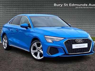 Blue Used 2022 Audi A3 S-Line Sedan | £22,950 (Fair price)