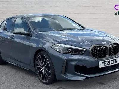Used BMW M135 Comfort Edition 306 HP (225 kW) 2021 Grey Hatchback