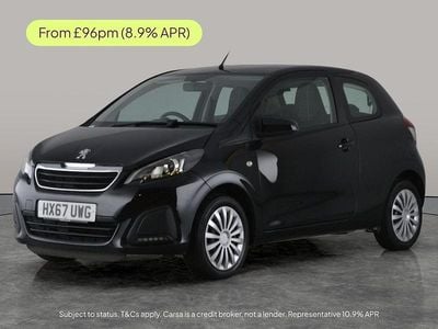 Used Peugeot 108 Active 68 HP (50 kW) 2017 Black Hatchback