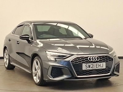 Used Audi A3 S-Line 150 HP (110 kW) 2021 Grey Sedan