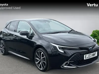 Used Toyota Corolla 122 HP (89 kW) 2023 Eclipse black (metallic paint) Hatchback