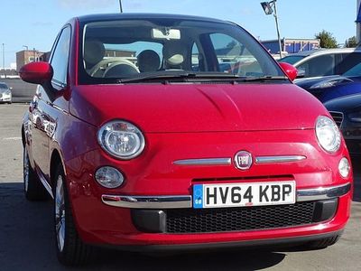 Used Fiat 500 Lounge 69 HP (50 kW) 2014 Red Hatchback
