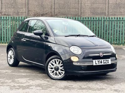 Used Fiat 500 Lounge 69 HP (50 kW) 2014 Black Hatchback