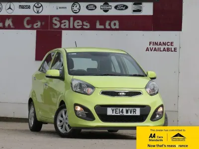 Used Kia Picanto 85 HP (62 kW) 2014 Green Hatchback