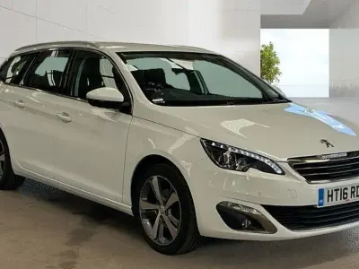 Used Peugeot 308 SW Allure 130 HP (95 kW) 2016 White Estate